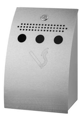 Dutch Bins Dutch Bins wandasbak vierkant - RVS Dutch Bins Dutch Bins wandasbak vierkant - RVS