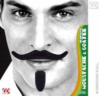 Snor en Sik zwart chevalier - thumbnail