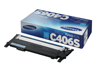 Tonercartridge sam/hp clt-c406s blauw