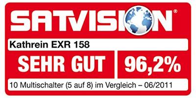 Kathrein EXR 158 Satelliet multiswitch Ingangen (satelliet): 5 (4 satelliet / 1 terrestrisch) Aantal gebruikers: 8