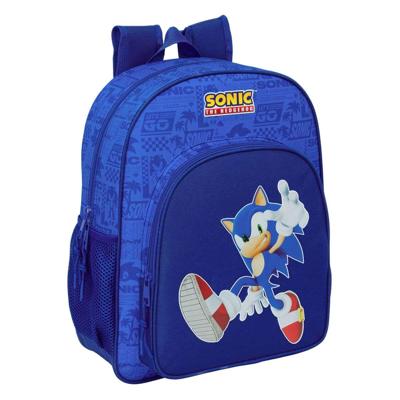 Schoolrugzak Sonic Blauw 32 x 38 x 12 cm