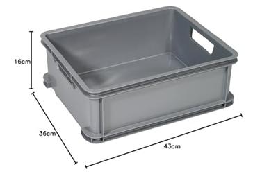 Curver unibox classic M 20 liter zilver