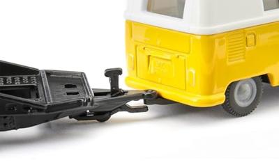 Siku 2567 Volkswagen T1 met trailer en Beetle