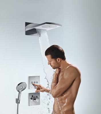 Hansgrohe Handdouchehouder Porter S Wand Geborsteld Zwart Chroom