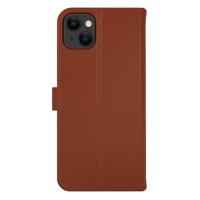Valenta Book Case Gel Skin Apple iPhone 14 Brown - thumbnail