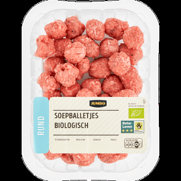 Jumbo Soepballetjes Biologisch Rund 150 g