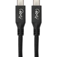 Renkforce RF-4870098 USB-kabel USB 4.0 USB-C 0.80 m Zwart Aluminium-stekker - thumbnail