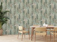 Livingwalls Famous Garden - Beige - Planten - 393474 - thumbnail