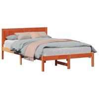 Bedframe Bruin 120 x 190 cm Massief grenenhout - thumbnail