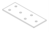 GB koppelplaat 40x100x2.0 sendzimir verzinkt | 100 stuks - GB014220100 - thumbnail