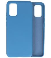 Lunso - Softcase hoes -  Samsung Galaxy A02s  - Blauw - thumbnail