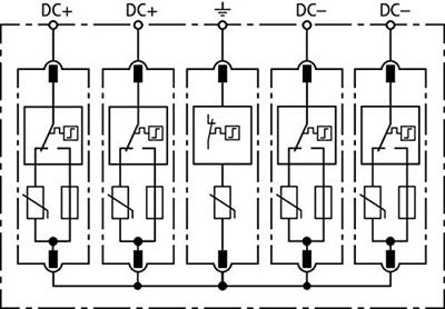 DEHN 952514 DG M PV2 SCI 1000 Overspanningsafleider 12.5 kA 1 stuk(s)