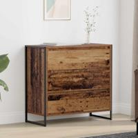 Dressoir met lade Oud Hout 79 x 36 x 75.5 cm Bewerkt hout - thumbnail