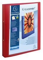 Exacompta Personaliseerbare ringmap Kreacover 2 ringen, 5 geassorteerde kleuren: turkoois, groen, roo... - thumbnail