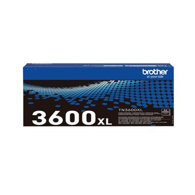 Brother toner, 6.000 pagina's, OEM TN-3600XL, zwart Brother toner, 6.000 pagina's, OEM TN-3600XL, zwart
