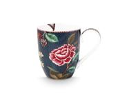 Pip Studio Mok XL Flower Blues Blauw - thumbnail