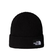 The North Face Salty Lined Beanie Muts Heren TNF Black One Size - thumbnail