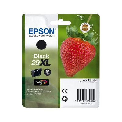 Epson inktcartridge 29XL, 470 pagina's, OEM C13T29914012, zwart Epson inktcartridge 29XL, 470 pagina's, OEM C13T29914012, zwart