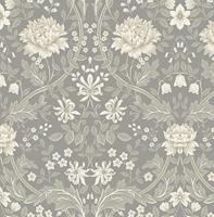 Dutch Wallcoverings British Heritage Bloem - Grijs - thumbnail