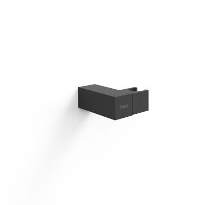 Handdouchehouder Tres Rond 3x6x8.5 cm Mat Zwart Tres Handdouchehouder Tres Rond 3x6x8.5 cm Mat Zwart Tres