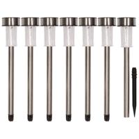 Pro Garden solarlamp 360mm rvs set van 7stuks - thumbnail