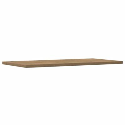Wandschappen 4 st 60x30x1,5 cm bewerkt hout artisanaal eiken - thumbnail