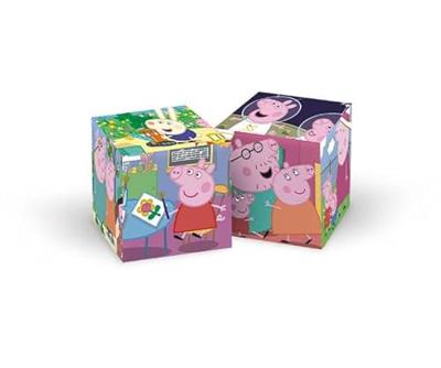 Clementoni blokpuzzel peppa pig, 6st.
