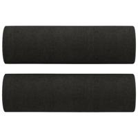 VidaXL Sierkussens 2 st 15x50 cm stof zwart - thumbnail