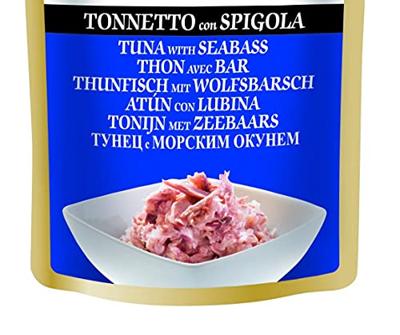 SCHESIR in jelly Tuna with seabass - nat kattenvoer - 50 g