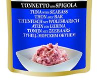 SCHESIR in jelly Tuna with seabass - nat kattenvoer - 50 g - thumbnail