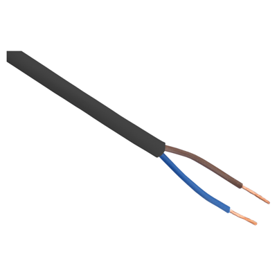 Q-Link Huishoudsnoer | VMVS | Belastbaar tot 1200W | 2 x 0.75 mm² | 5 m | Zwart - 03.030.76