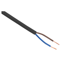 Q-Link Huishoudsnoer | VMVS | Belastbaar tot 1200W | 2 x 0.75 mm² | 5 m | Zwart - 03.030.76 - thumbnail