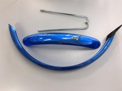 Eurofender Stel spatborden 20 inch 58mm pvc blauw