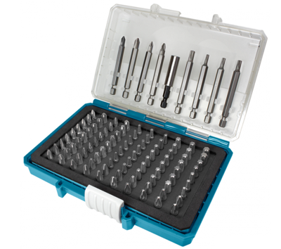 Makita P-81050 Bitset 99-delig Kruiskop Pozidriv, Kruiskop Phillips, Binnen-zesrond (TX), Inbus