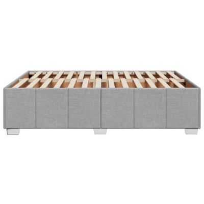 Bedframe zonder matras stof lichtgrijs 180x200 cm
