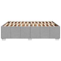 Bedframe zonder matras stof lichtgrijs 180x200 cm - thumbnail