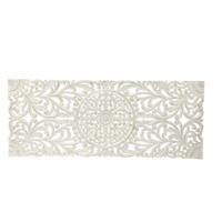 Hoofdbord DKD Home Decor Wit Gouden Hout Hout MDF 151 x 2 x 60 cm - thumbnail