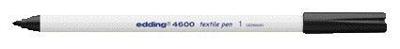 Textielmarker edding 4600 rond 1mm zwart | 10 stuks
