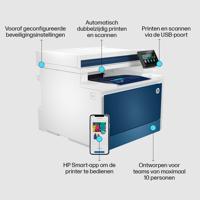 HP Color LaserJet Pro MFP 4302 fdw Multifunctionele printer Laser, kleur Kleur A4 Printen, scannen, kopiëren, faxen Duplex-ADF, Bluetooth, Duplex, LAN, USB, - thumbnail