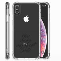 Apple iPhone X | Xs Telefoonhoesje met tekst Heart Smile - thumbnail