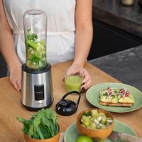Miniblender - LIVOO - DOP240 - 600 ml - 300 W - Roestvrij staal / Zwart - thumbnail