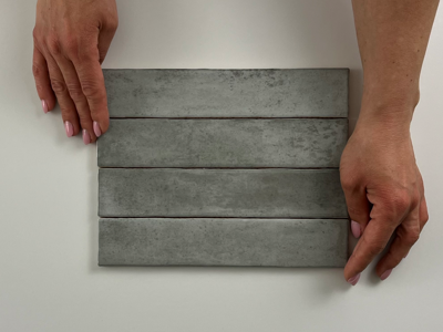 Kalon Grey wandtegel 5x25 glans