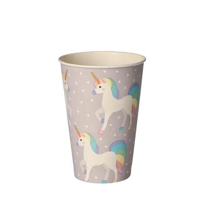 Papstar Drinkbekers unicorn karton 0,2l