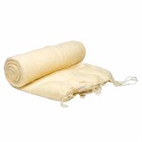 Meditatie Omslagdoek Effen Geel - thumbnail