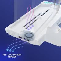 Oniverse Nexus 5 Multifunctionele Standaard (PS5/ PS5 Slim) Wit - thumbnail