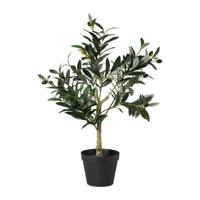 Kunst olijfboom - groen - 70 cm - thumbnail