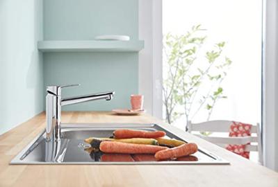 GROHE Eengreeps keukenmengkraan BauLoop 31706000 GROHE Eengreeps keukenmengkraan BauLoop 31706000