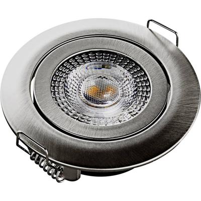 Heitronic 500666 DL7202 LED-inbouwlamp LED LED vast ingebouwd 5 W Zilver