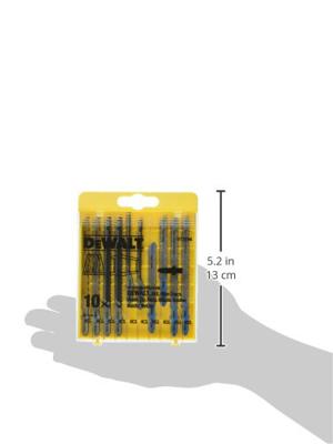 DeWALT DT2294 Decoupeerzaagbladenset hout / metaal 10-delige - thumbnail