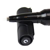 Sakura kalligrafiepen 1,8 mm aluminium/melamine zwart - thumbnail